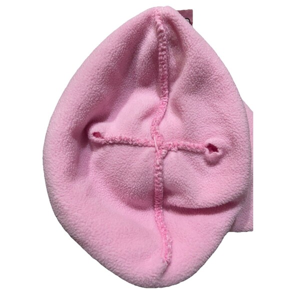 Y2K Style Hello Kitty Pink Skull Cap Beanie With Ear Flaps - Picture 5 of 5